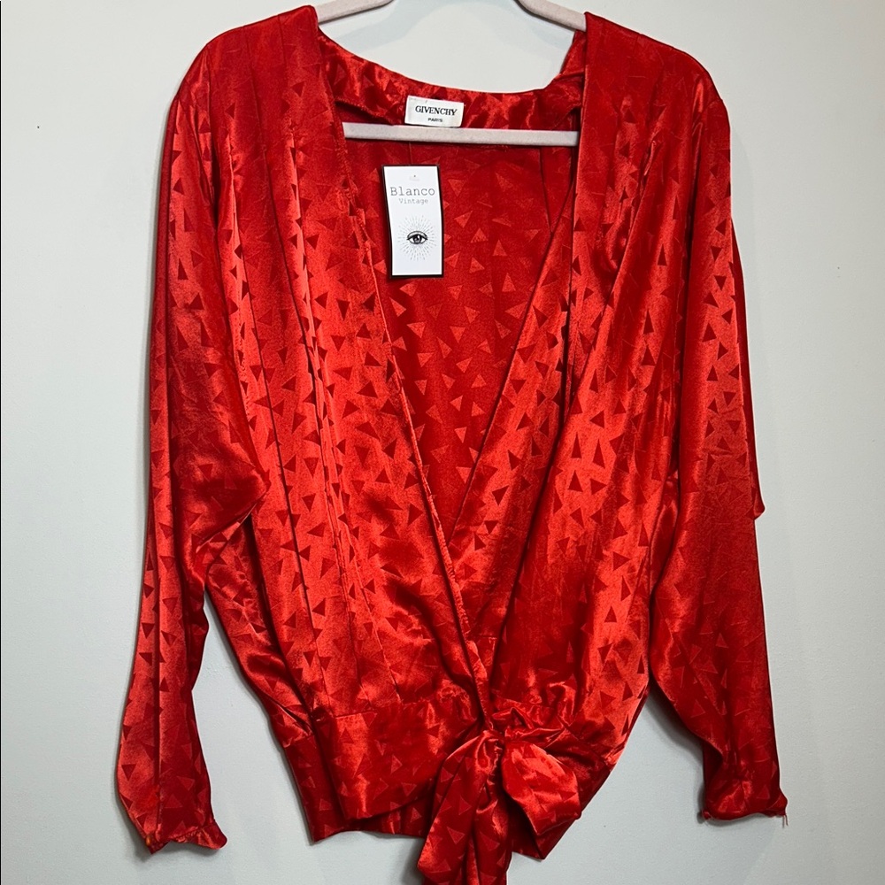 Givenchy Red Blouse